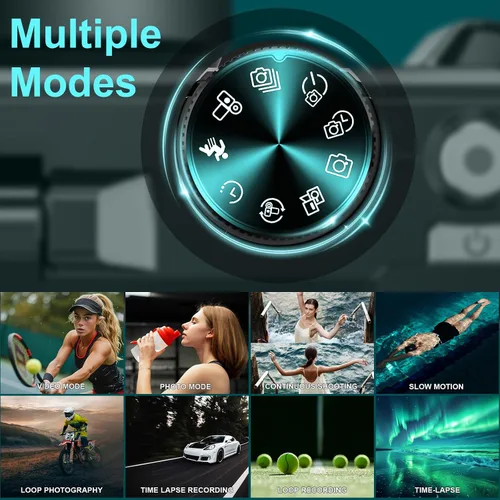 Miniatura 7 de Cámara digital 5K para fotografía - Cámara WiFi de 75MP para YouTube - Cámaras digitales UHD 18X Zoom con pantalla abatible de 3 pulgadas 180°