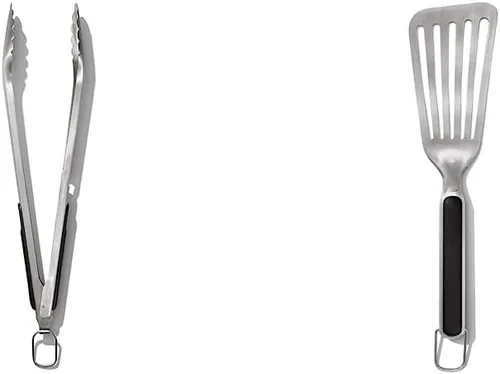 Miniatura 12 de OXO Good Grips - Herramientas para asar a la parrilla, pinzas, color negro
