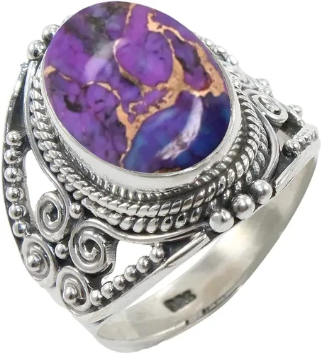 Miniatura 17 de Anillo de Plata Esterlina 925 para Mujeres con Piedra Preciosa Natural, Anillo de Compromiso de Plata Esterlina, Piedra Natal de Junio con Engaste