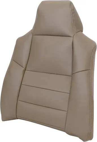 Miniatura 3 de GXARTS Funda de cuero de repuesto para asiento de lado del conductor, color marrón #4H, compatible con Ford Excursion F250 F350 F450 F550 Lariat