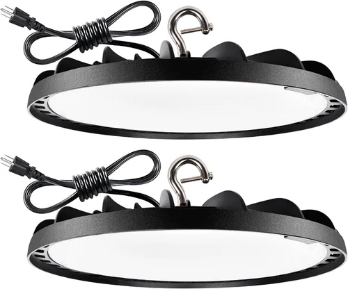 150W Luz LED UFO de Alta Bahía, 20250lm 5000K Luz LED UFO de Alta Bahía para Tienda [Equivalencia 450W MH/HPS] 100-277V IP65 Iluminación Comercial