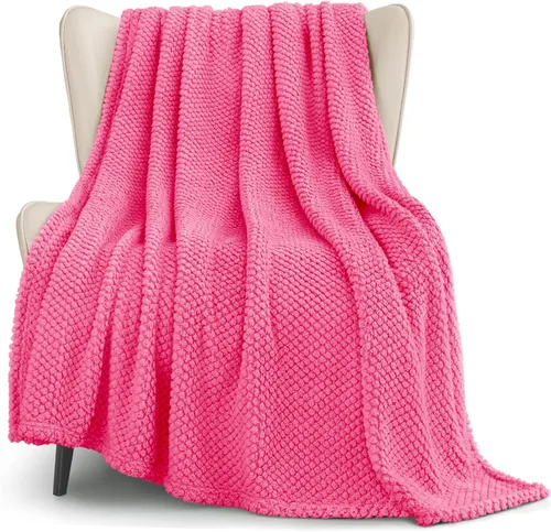 Miniatura 34 de Whale Flotilla Manta de forro polar extra grande para sofá, 50 x 70 pulgadas, manta jacquard suave y esponjosa para todas las estaciones, ligera