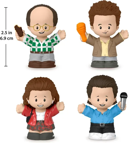 Miniatura 3 de Little People Collector Seinfeld TV Series Edición especial en caja de regalo para adultos y fanáticos, 4 figuras