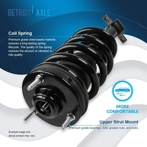 Miniatura 4 de Detroit Axle - 2 puntales delanteros para Chevrolet Silverado 1500 GMC Sierra 1500 2007-2013 [Exc. suspensión electrónica] Puntales completos