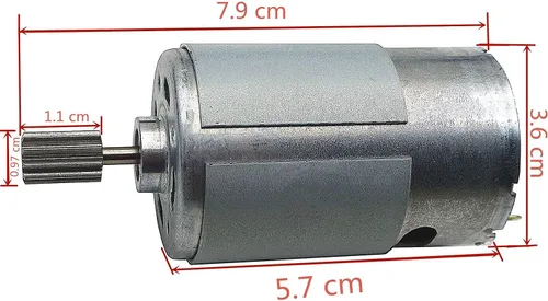 Miniatura 3 de weelye 1 unids Universal 550 35000RPM Motor Eléctrico RS550 12V Motor Drive Accesorio de Motor Niños RC Coche Niños Paseo en Juguetes Piezas