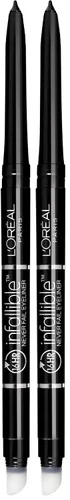 Miniatura 16 de Delineador infalible nunca falla L'Oréal Paris, Carbon Black Negro carbón