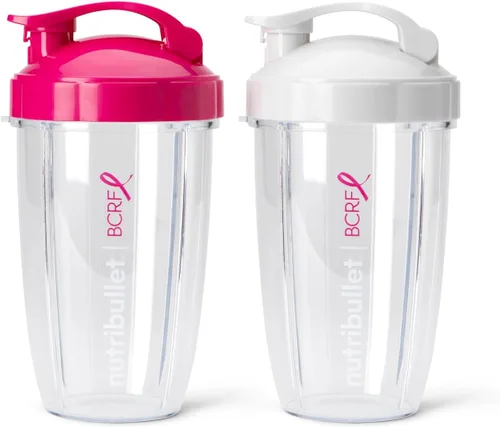 Miniatura 8 de nutribullet Vasos To-Go de 24 onzas y tapas abatibles de colores (negro/verde)