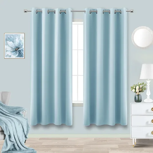 Miniatura 119 de Cortinas opacas de 72 pulgadas extra anchas para dormitorio, puerta corrediza de vidrio y patio, 2 paneles con ojales para oscurecer ventana grande