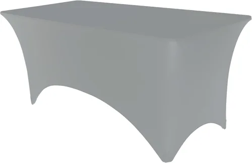 Miniatura 6 de Pomp Mantel elástico de elastano color antracita de 4 pies, resistente a las arrugas y a las manchas, tela de alta calidad de fácil cuidado, se
