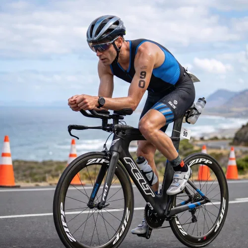 Miniatura 9 de SLS3 Trajes de triatlón para hombre, traje de triatlón duradero sin mangas para hombre, traje de triatlón ligero con 2 bolsillos para almacenamiento