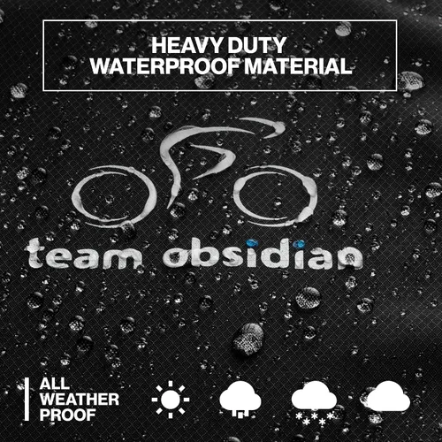 Miniatura 2 de Funda para bicicleta, impermeable para almacenamiento de bicicletas al aire libre para 1, 2 o 3 bicicletas. Material resistente Ripstop. 2 tipos