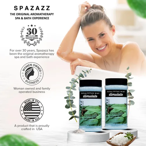 Miniatura 6 de Spazazz Cristales de eucalipto y menta para spa y baño