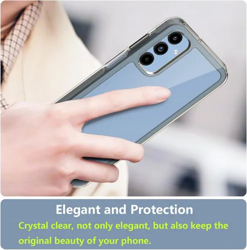 Miniatura 6 de Funda para teléfono Samsung Galaxy-A15-5G: Cubierta de teléfono a prueba de golpes de grado militar con protector de pantalla de vidrio templado