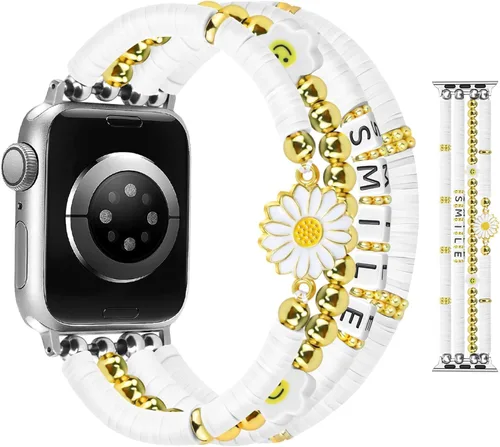 Miniatura 24 de JR.DM Correa de reloj de Halloween Compatible con Apple Watch de 38 mm, 40 mm, 41 mm, 44 mm, 42 mm, 45 mm, 46 mm, linda, preppy, hecha a mano