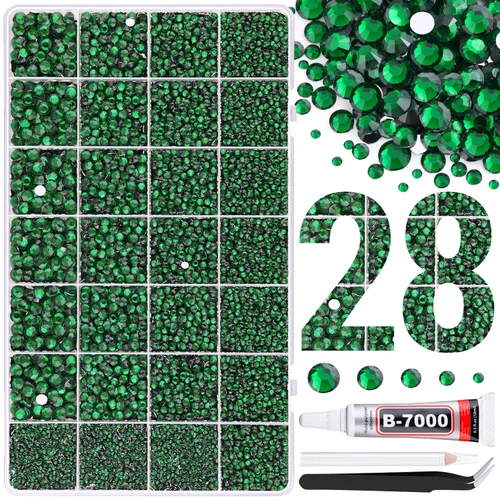 Miniatura 19 de 30000 diamantes de imitación de resina para deslumbrar con pegamento de joyería B7000, gemas de imitación doradas para manualidades, ropa, vasos