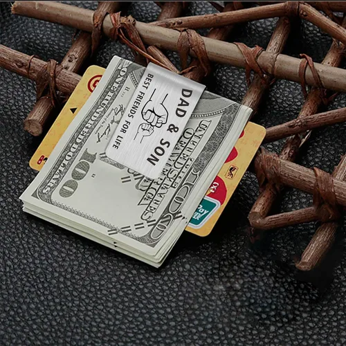 Miniatura 2 de Emideary Money Clip for Men, Stainless Steel Front Pocket Wallet
