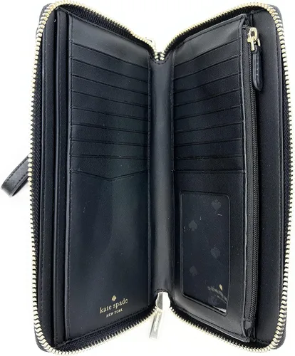Miniatura 3 de Kate Spade Staci - Cartera de mano grande para muñeca, color negro, Negro -, Cartera
