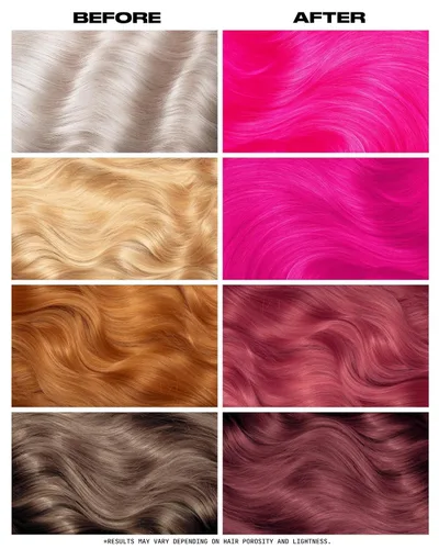 Miniatura 3 de Lunar Tides - Color de cabello semipermanente (43 colores) (Pitaya neón, 8 onzas líquidas)