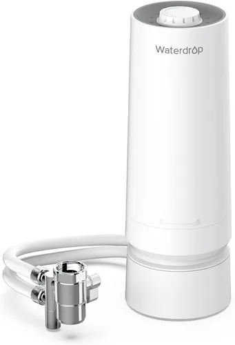 Miniatura 11 de Waterdrop Filtro de agua para grifo de fregadero, sistema de filtro de agua de encimera de 4000 galones y recordatorio de vida del filtro, reduce