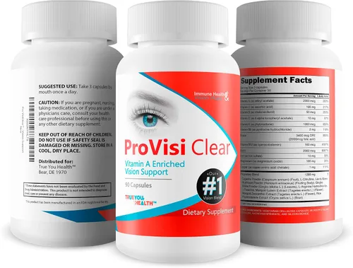 Miniatura 4 de Pro VisiClear For Eyes - Suplemento de visión enriquecido con vitamina A - Apoyo a base de vitaminas para apoyar la visión naturalmente