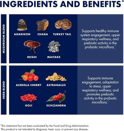 Miniatura 6 de Host Defense MycoBotanicals Immune* Powder - Polvo para el sistema inmune - Suplemento de apoyo a la salud intestinal e inmune - Suplemento en polvo