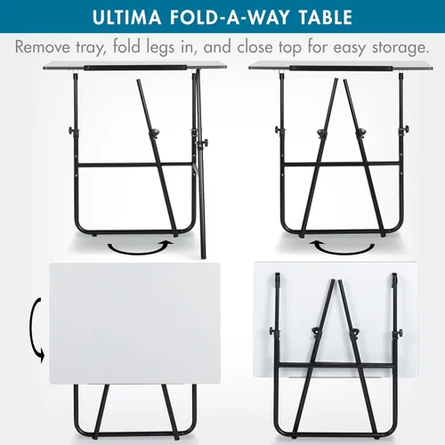 Miniatura 4 de Studio Designs 19652 Ultima Fold A Way Mesa, color negro