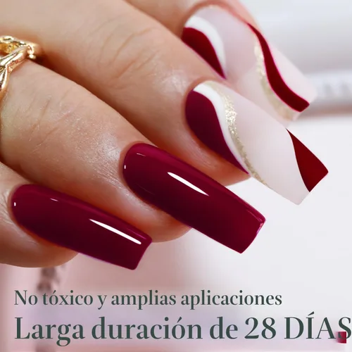 Miniatura 8 de Double Rhythm 15ml de esmalte de uñas en gel, color puro, mismo color, misma botella, esmalte de uñas de remoción para arte de manicura en salón