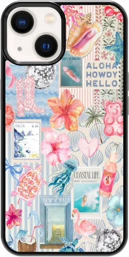 Miniatura 269 de Funda de teléfono de playa de verano a prueba de golpes y protectora con hibisco, bonitas fundas de teléfono para iPhone XR jamaica (Hibiscus Flower)