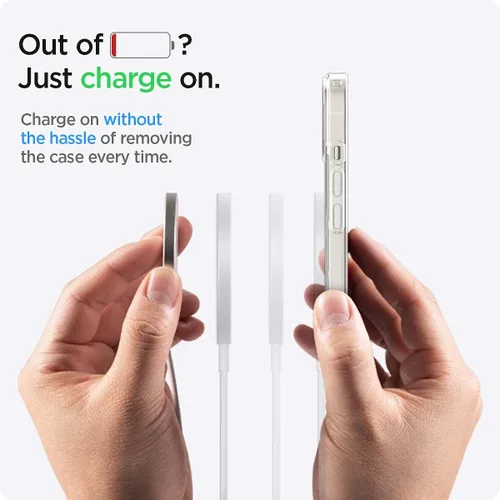 Miniatura 7 de Spigen Funda para iPhone 13 Mini, ultra híbrida MagFit [antiamarilleo] [compatible con Magsafe] - Transparente