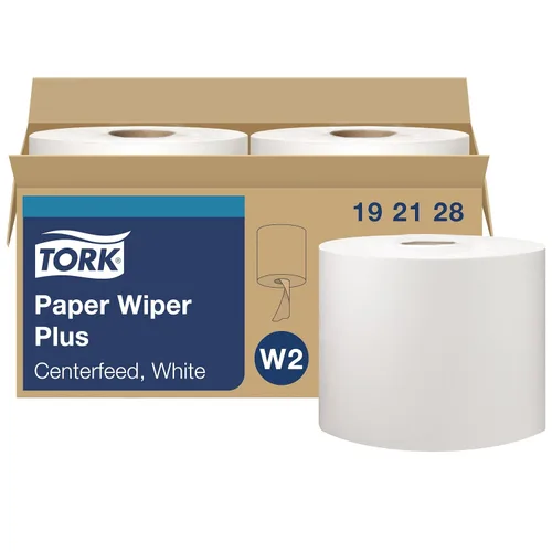 Papel Limpiaparabrisas Plus, centerfeed, 1-Ply, Ancho 9.8" X 380 'de longitud, (Caso de 2 rollos, 300 por rollo, 600 Wipers por Caso) para su uso