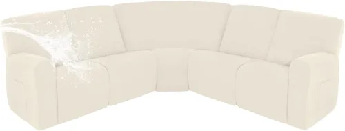 Easy-Going - Funda 100% impermeable para sofá reclinable, fundas de sofá elásticas para sofás reclinables, funda de sofá seccional extra grande,