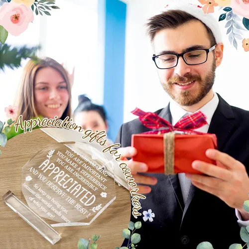 Miniatura 4 de Yinder Apreciado regalo de agradecimiento para mujeres, maestra, compañera de trabajo, oficina, dejar el trabajo, despedida, regalo