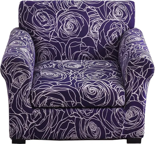 Miniatura 99 de Fundas elásticas para sofá de 1/2/3 cojines, funda estampada con fundas de cojín de asiento separadas, fundas de sofá lavables, protector de muebles