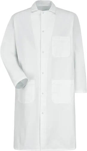 Red Kap Frock de carnicero Six Gripper-Front para hombre