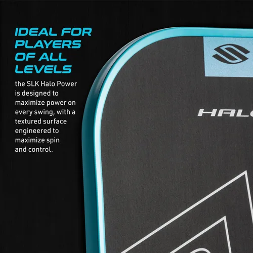 Miniatura 3 de Selkirk Sport SLK Halo Paleta de Pickleball de Fibra de Carbono Cruda Diseñada en los Estados Unidos Elige la potencia de fibra de carbono cruda
