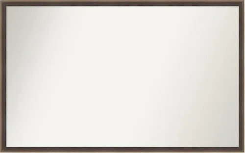Miniatura 35 de Amanti Art Brown Bathroom Mirror for Over Sink, 23x41 Custom Made Hardwood Wedge Mocha Rectangle Vanity Mirror, Large Modern Wood Frame, Hangs