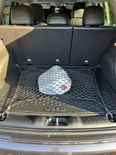Miniatura 5 de Red de carga organizadora de maletero trasero para Jeep Renegade 2015-2023 – Red de carga estilo piso para SUV – Organizador de maletero de coche