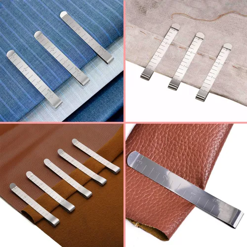 Miniatura 5 de 20 clips de costura, clips de dobladillo de acero inoxidable, suministros de costura para clips de tela, accesorios de fijación y marcado