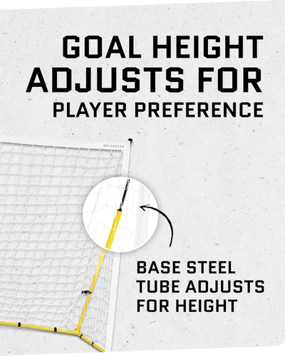 Miniatura 5 de Portería de fútbol SKLZ Quickster - Portería portátil para el patio trasero y el campo - Marco resistente Tension-Tite y red de 2 capas de calibre