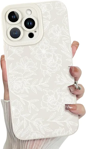 Miniatura 30 de MZELQ para iPhone 12 Pro Max, Funda de silicona con patrón floral de flores y girasoles, rosa, lindo, protección de cámara, funda suave y delgada