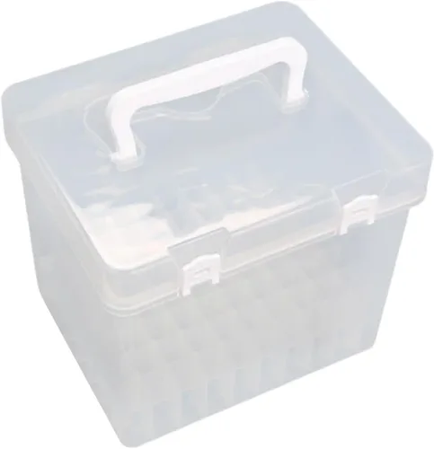 Estuche de transporte para rotuladores, caja de almacenamiento de lápices, organizador de lápices, portátil, transparente, organizador de