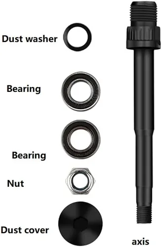 Miniatura 3 de Free-fly Bicycle Pedal - Aluminum Bearing Bike Pedals with 16 Anti-Skid Pins - Lightweight Platform Pedals - Universal 9/16" Bike Pedal for Mountain