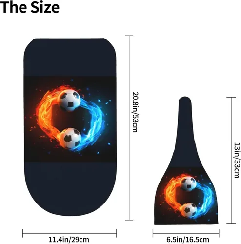 Miniatura 5 de Manta para envolver con pelota de fútbol para recién nacido, con juego de gorro, saco de dormir suave para bebé, elástico y ajustable, mantas
