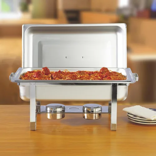 Miniatura 4 de Winco Newburg - Chafer de acero inoxidable, 8 cuartos de galón