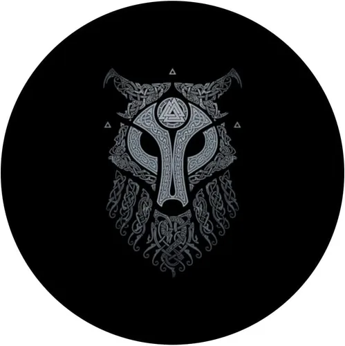 Miniatura 3 de VIKING CELTIC FENRIR - WOLF OF ODIN VIKING PopSockets intercambiables PopGrip