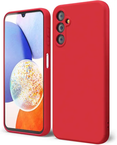 Miniatura 60 de oakxco Funda para teléfono Samsung Galaxy A12 con agarre de silicona líquida, linda delgada fina suave cubierta de gel de goma TPU lisa para mujeres