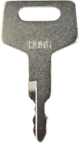 Miniatura 3 de 6 llaves de encendido H806 de repuesto de llaves de equipo pesado para Takeu-chi Hita-chi Ge-hl nuevo caso Ho-lland 17001-00019 180845