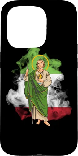 Miniatura 13 de Funda para iPhone 14 San Judas Tadeo con Bandera de México