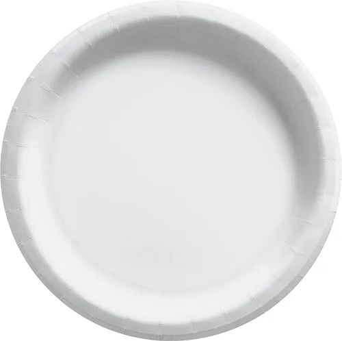 Miniatura 3 de Platos redondos de papel caribeños, 6.75 pulgadas (50 unidades), esenciales resistentes y ecológicos, perfectos para celebraciones y eventos Azul
