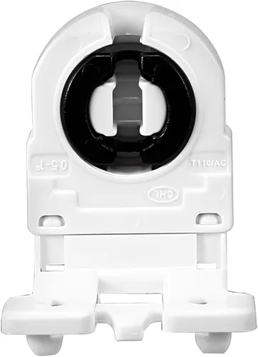 Miniatura 2 de uxcell 8 unids T8 luz fluorescente titular G13 base no derivada sola cabeza lámpara zócalo AC 250 V 2A para tubo fluorescente LED
